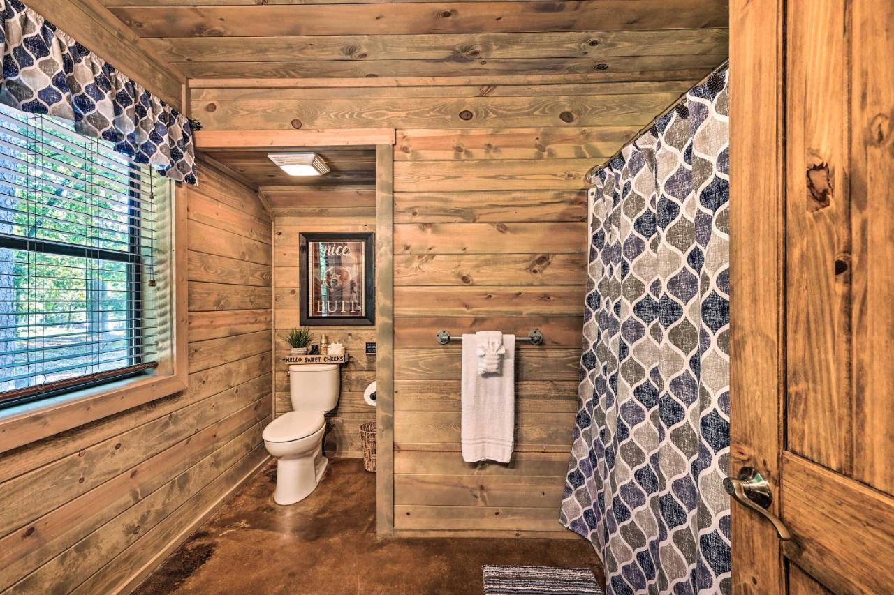 Luxe Broken Bow Cabin With Tesla Charging Station Stephens Gap Eksteriør billede