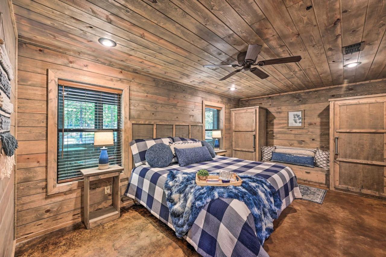 Luxe Broken Bow Cabin With Tesla Charging Station Stephens Gap Eksteriør billede