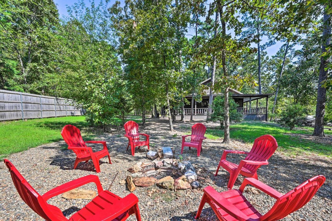 Luxe Broken Bow Cabin With Tesla Charging Station Stephens Gap Eksteriør billede