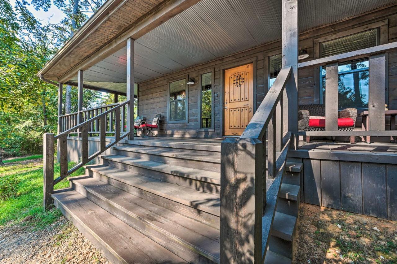 Luxe Broken Bow Cabin With Tesla Charging Station Stephens Gap Eksteriør billede