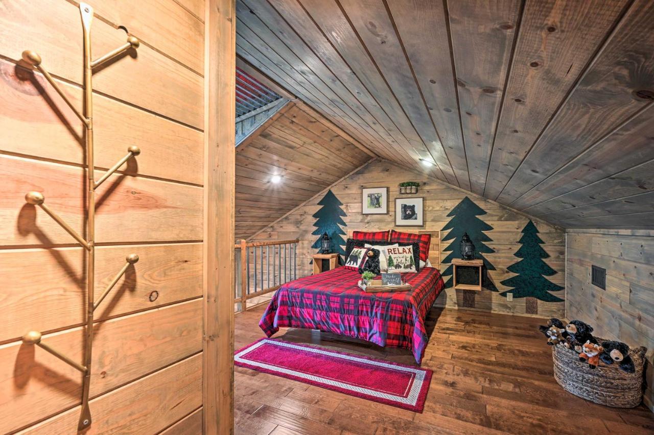 Luxe Broken Bow Cabin With Tesla Charging Station Stephens Gap Eksteriør billede